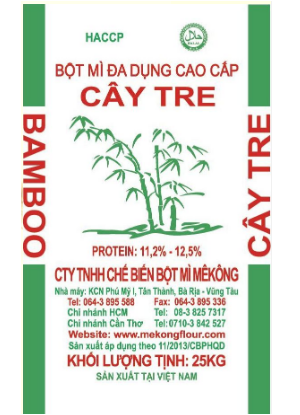 Bột mì đa dụng cao cấp cây tre - Bột Mì Mê Kông - Công Ty TNHH Chế Biến Bột Mì Mê Kông